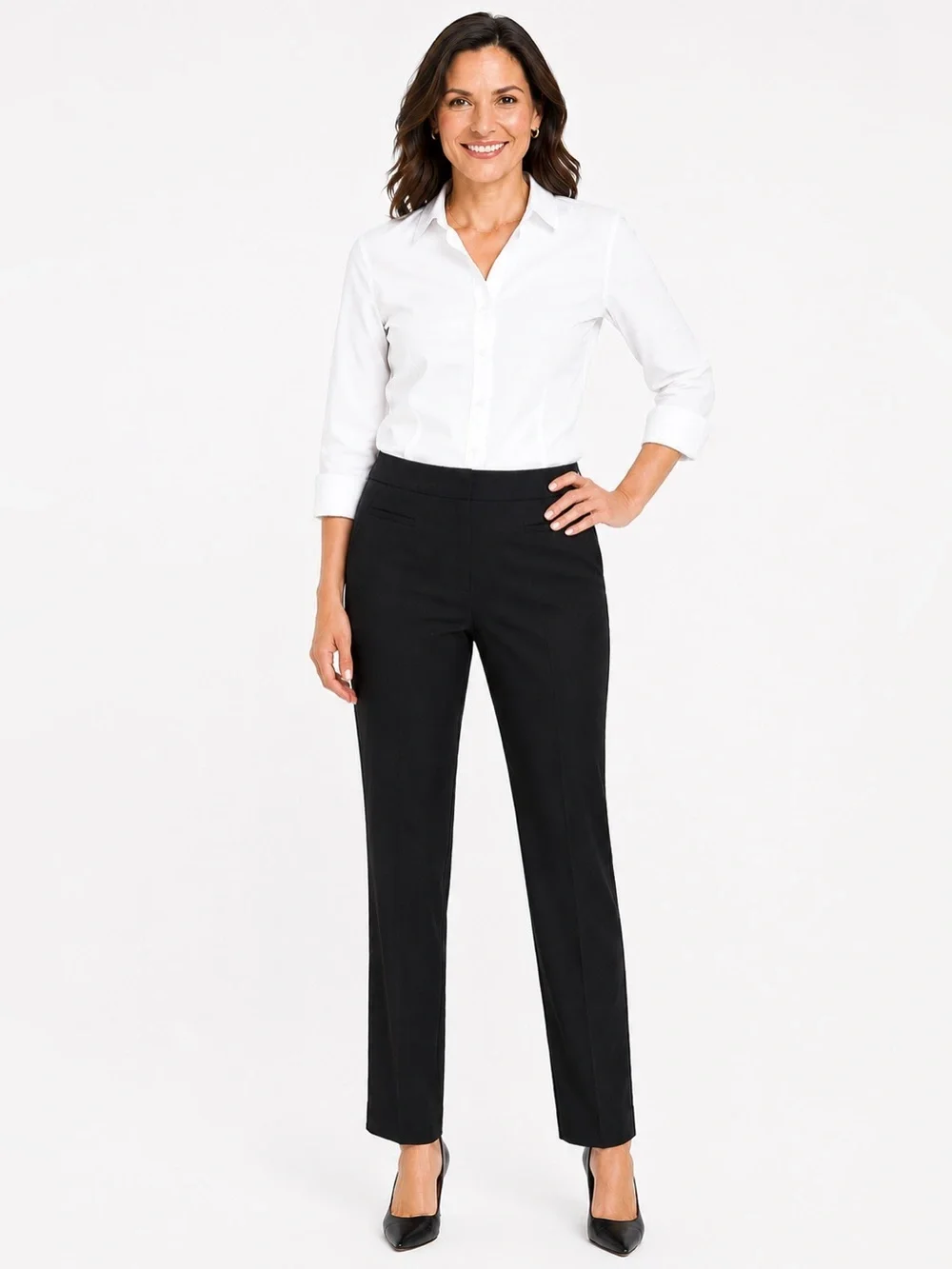 Talbots black dress pants trouser women’s size 10 petite